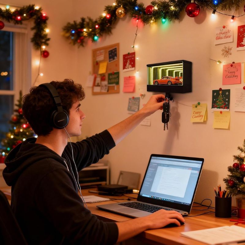 Garage Key Holder – Stylish Wall-Mounted Key Organizer